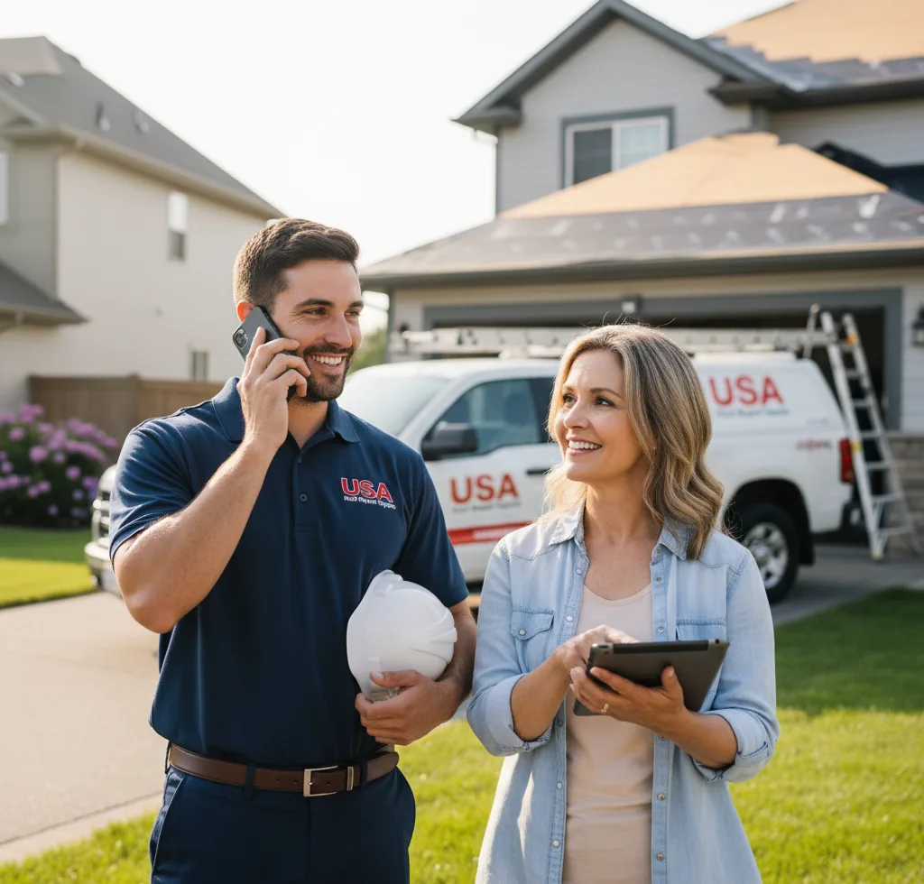 USA Roof Repair Experts customer support in Uvalde